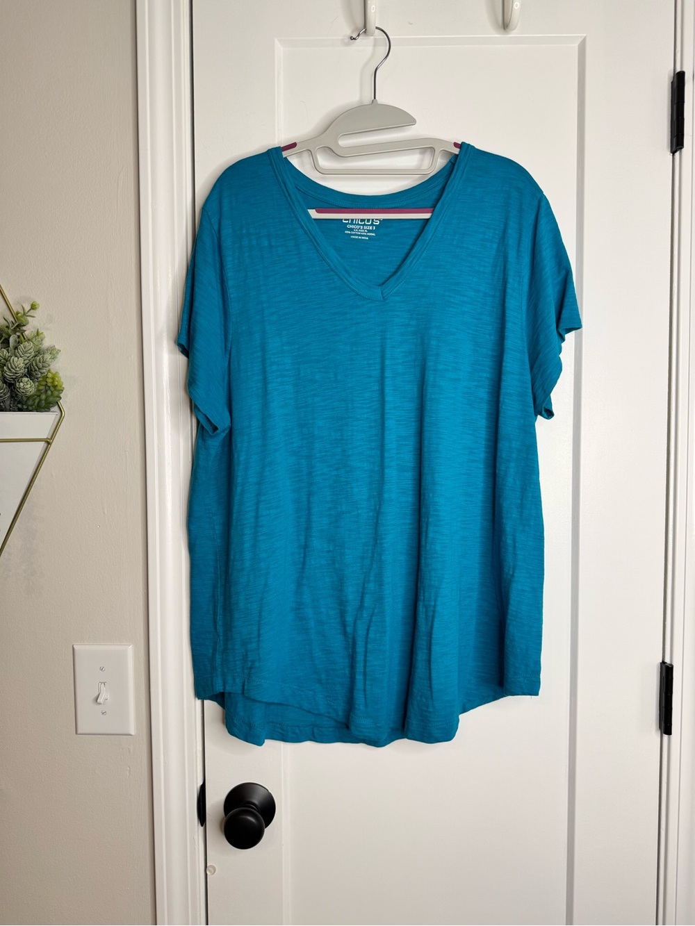 Chico’s Teal Tee